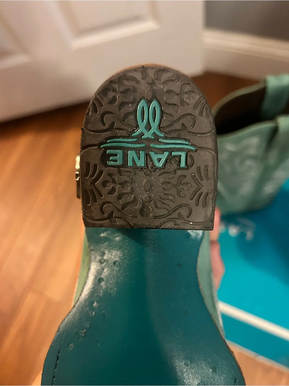 Suede Embroidered Western Boots - Picture 2 of 2